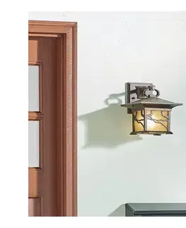 Svietidlá Elstead Quintiesse QN-MORRIS-M - Vonkajšia nástenná lampa MORRIS M 1xE27/60W/230V IP44 bronzová QN-MORRIS-M