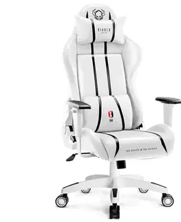 Otočné kreslá Otočné kreslo King Diablo X-One 2.0 biely/čierna