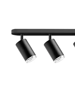 Svietidlá  Kúpeľňové bodové svietidlo TURYN 3xGU10/10W/230V IP44 čierna 324726