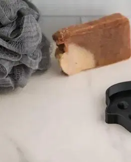 Potravinárske fólie Kinekus Mydelnička vrúbkovaná 7x12x1cm plastová mix biela/čierna