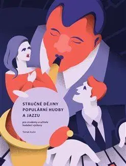 Hudba - noty, spevníky, príručky Stručné dějiny populární hudby a jazzu pro studenty a učitele hudební výchovy - Tomáš Kuhn
