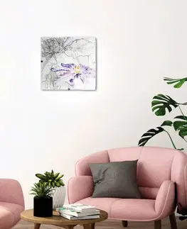 Stropná svetla Stropná lampa s pružinou E27 fialová