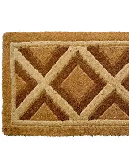 Koberce Rohožka kokos Natural/Blech M1477 40x60 cm