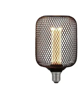 Žiarovky Searchlight 26002BK - LED dekoratívna žiarovka WIRE MESH E27/4,5W/230V 2700K 26002BK