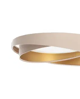 Svietidlá  LED stropné svietidlo GALAXY MODERN LED/24W/230V priemer 55 cm béžová/zlatá D-090-060-029