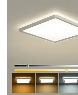 Svietidlá BRILAGI - LED Stmieva­teľné svietidlo ULTRA SLIM LED/18W/230V 30x30 cm biela + diaľkový ovládač BRI224