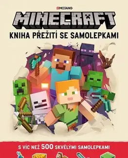 Pre deti a mládež - ostatné Minecraft - Kniha přežití se samolepkami