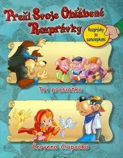 Leporelá, krabičky, puzzle knihy Tri prasiatka / Červená Čiapočka
