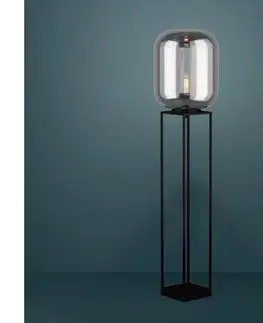 Lampy Eglo 39989 - Stojacia lampa BULCIAGO 1xE27/40W/230V dymová 39989