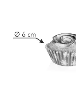 Formy na pečenie Tescoma cukrárske košíčky DELÍCIA ø 6 cm, 60 ks, zimné