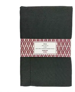 Bytový textil Obrus SAGA antracit 160 easy care
