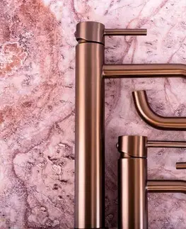 Kúpeľňové batérie REA - Podomietková kúpeľňová sada LUNGO Copper Brush + BOX REA-P8810