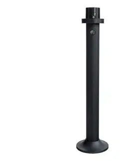 Záhradné lampy BRILAGI - Vonkajší lampový stĺpik so senzorom HARBOR 1xE27/40W/230V 90 cm IP33 čierna BRZPOLE-0,9M/PIR