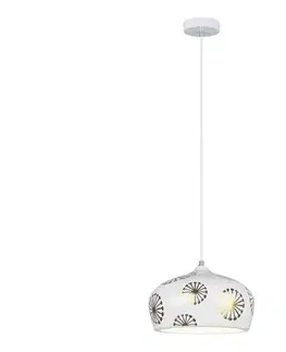 Svietidlá Rabalux 6050 - Závesný luster na lanku GINGER 1xE27/60W/230V 6050