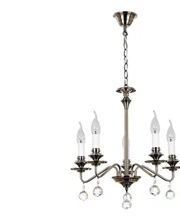 Svietidlá Rabalux 7058 - Luster na reťazi BEATRICE 5xE14/40W 7058
