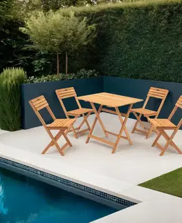 Jedálenské sety Garden Table & Chairs Set (5 Pieces) My004