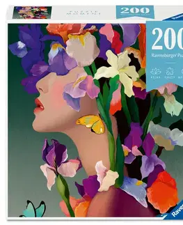 200 dielikov Kvetinová hlava Iris 200 dielikov