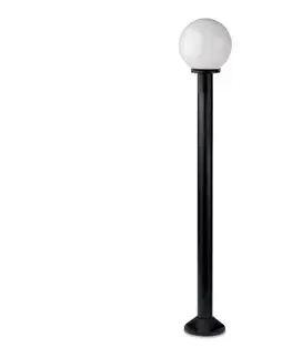 Záhradné lampy Redo 9780 - Vonkajšia lampa SFERA 1xE27/42W/230V IP44 25x75 cm biela 9780