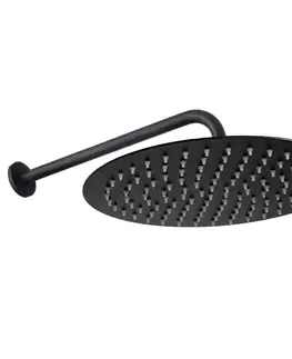 Sprchy a sprchové panely REA - Podomietková sprchová sada Foss Clif Black + BOX REA-P5968