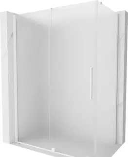 Sprchovacie kúty MEXEN/S - Velár sprchovací kút, posuvné dvere 160 x 100, dekor, biela 871-160-100-31-20