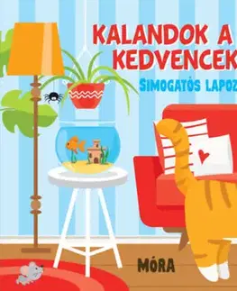 Leporelá, krabičky, puzzle knihy Kalandok a házi kedvencekkel (simogatós lapozó)