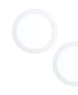 Svietidlá Eglo 32387 - SADA 2× LED zapustené stropné svietidlo FUEVA LED/15,5W/230V 32387