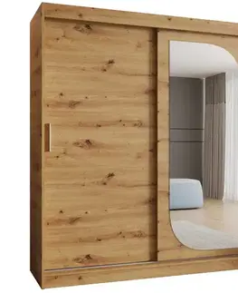 Šatníkové skrine Skriňa Lucy 180 artisan