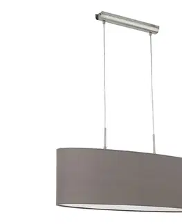 Svietidlá Eglo 31583 Luster na lanku PASTERI E27/2X60W/230V 31583
