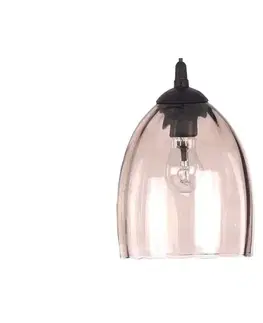 Lampy  Náhradné sklo k lustru E27, priemer 17 cm, dymovo-béžové 7393