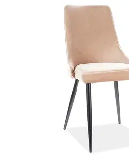 Jedálenské zostavy Jedálenská stolička PIANO B VELVET Signal