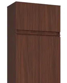 Šatníkové skrine Šatníková skriňa POKI90, wenge