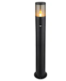 Moderné stojace svietidlá – záhradné Lampa Xeloo 32016BSS 60W čierna S LS1