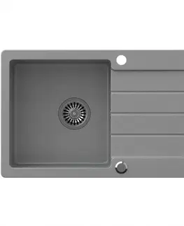 Granitové drezy Drez Forte 111 New 770x440x185 šedý