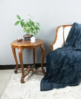 Ozdobné prikrývky Deka Laguna 130x170cm námornícka modrá