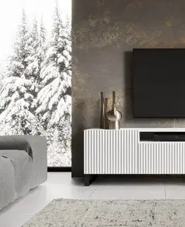 TV stolíky ArtAdrk TV stolík NOEMI | biela