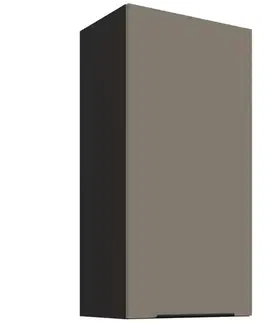 Kuchynské skrinky visiace Kuchynská skrinka Aria-TA/BL anti fingerprint 45G-90 1F