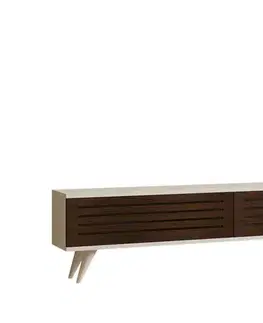 TV stolíky TV stolík Hill - Walnut, White
