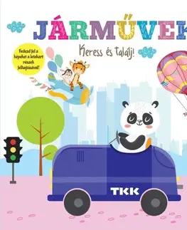 Leporelá, krabičky, puzzle knihy Járművek - Keress és találj!