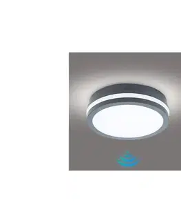 Záhradné lampy BRILAGI - Vonkajšie LED svietidlo so senzorom BENE LED/18W/230V priemer 22 cm IP54 BRI045