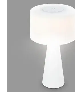 Lampy Briloner 7420016 - LED Stm. nabíjacia dotyková stolná lampa LED/4W/5V 3000K biela 7420016