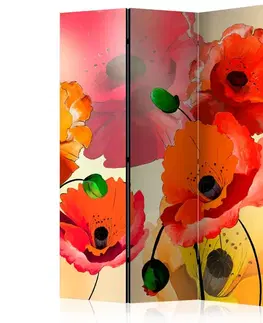 Paravány Paraván Velvet poppies Dekorhome