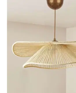 Svietidlá  Luster na lanku DUVELA 1xE27/40W/230V béžový 687HMY2497