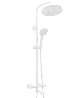 Kúpeľňové batérie REA REA - Sprchový set s batériou 150mm Lungo biela REA-P6608