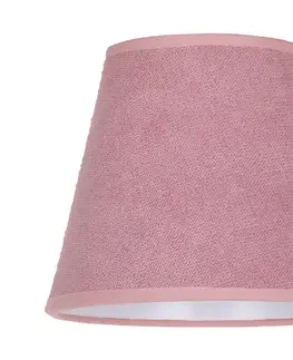 Lampy  - Tienidlo k stolnej lampe SOFIA XS E14 pr. 18,5 cm ružová 601306