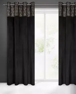 Závesy do spálne Záves LIZA 140X250 na priechodkách 402173