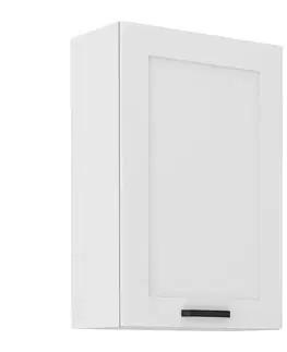 Kuchynské horné skrinky KONDELA Lula 60 G-90 1F horná kuchynská skrinka biela