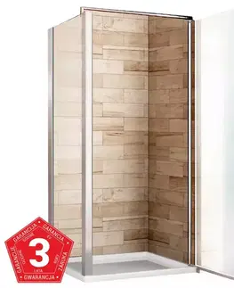 Sprchové kúty Sprchový kút Atena 80x80x190 chróm