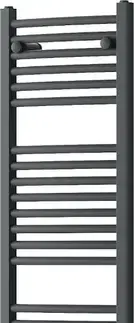 Radiátory do kúpeľne MEXEN/S - Ares radiátor + vykurovacia tyč 1200 x 400 mm, 600 W, antracit W102-1200-400-2600-66