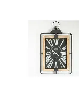 Predlžovacie káble Eurolamp Nástenné hodiny 1xAA 76x46 béžová/čierna 753-13036