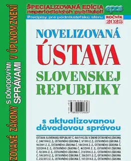 Ústavné právo Novelizovaná Ústava Slovenskej republiky 16/2025
